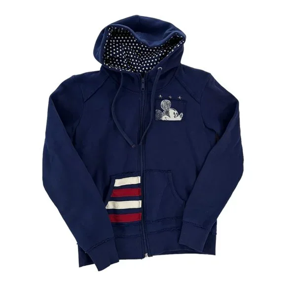 Disney Parks Patriotic Mickey Full Zip Hoodie Stars & Stripes - Picture 1 of 4